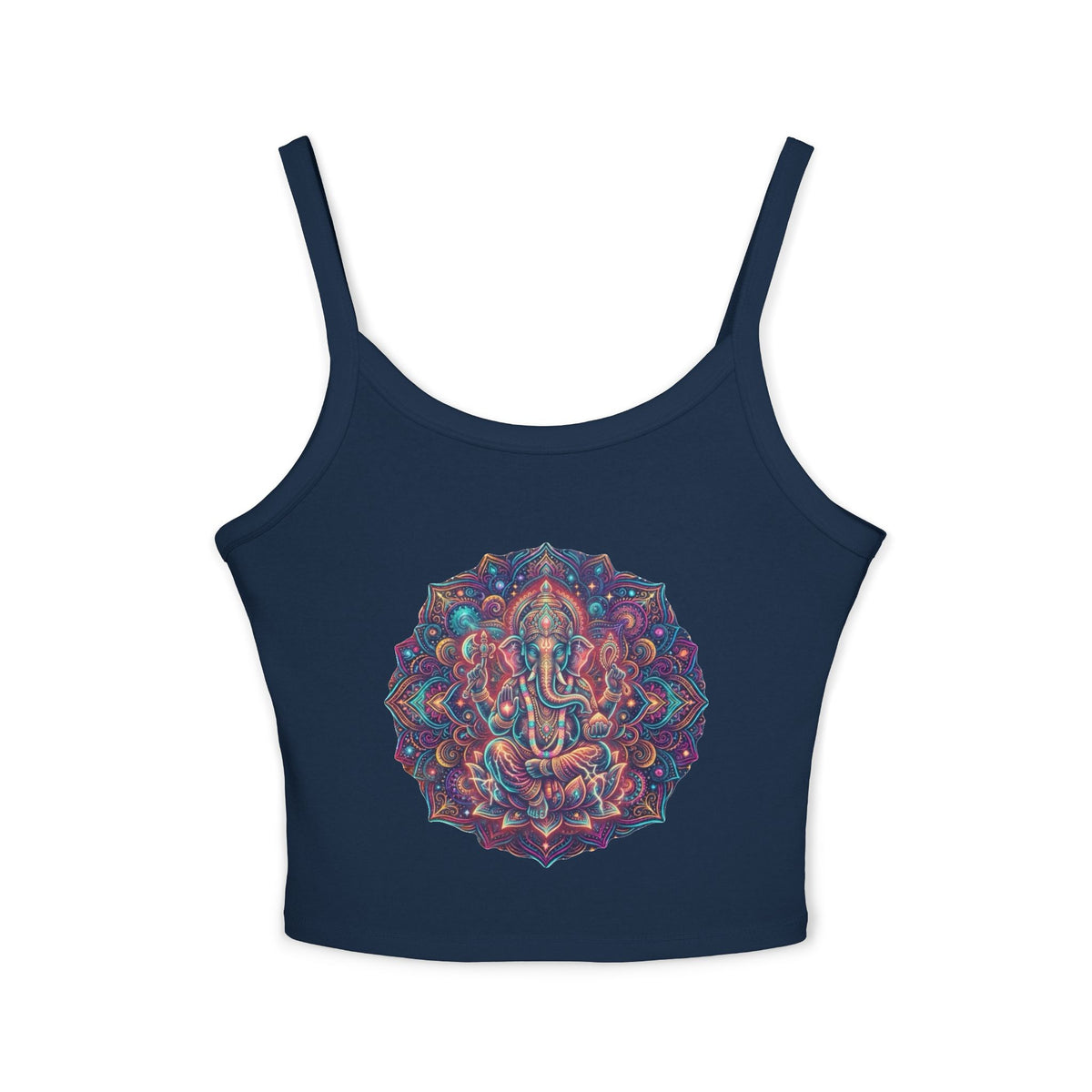 Ganesha Mandala Women's Tank Top | Spiritual Elephant Yoga Meditation