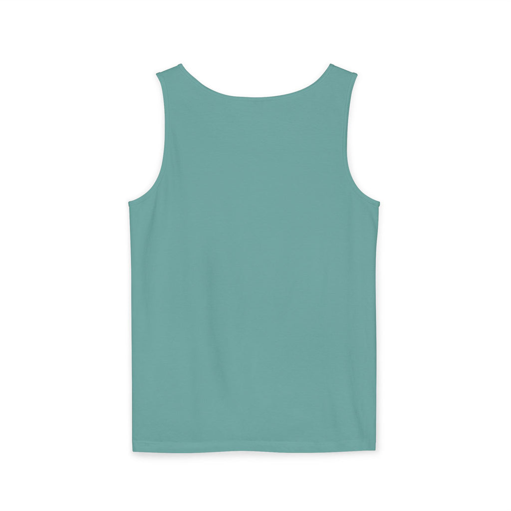 Mystical Moonlit Forest Tree Tank Top | Crescent Moon, Geometric Flower of Life