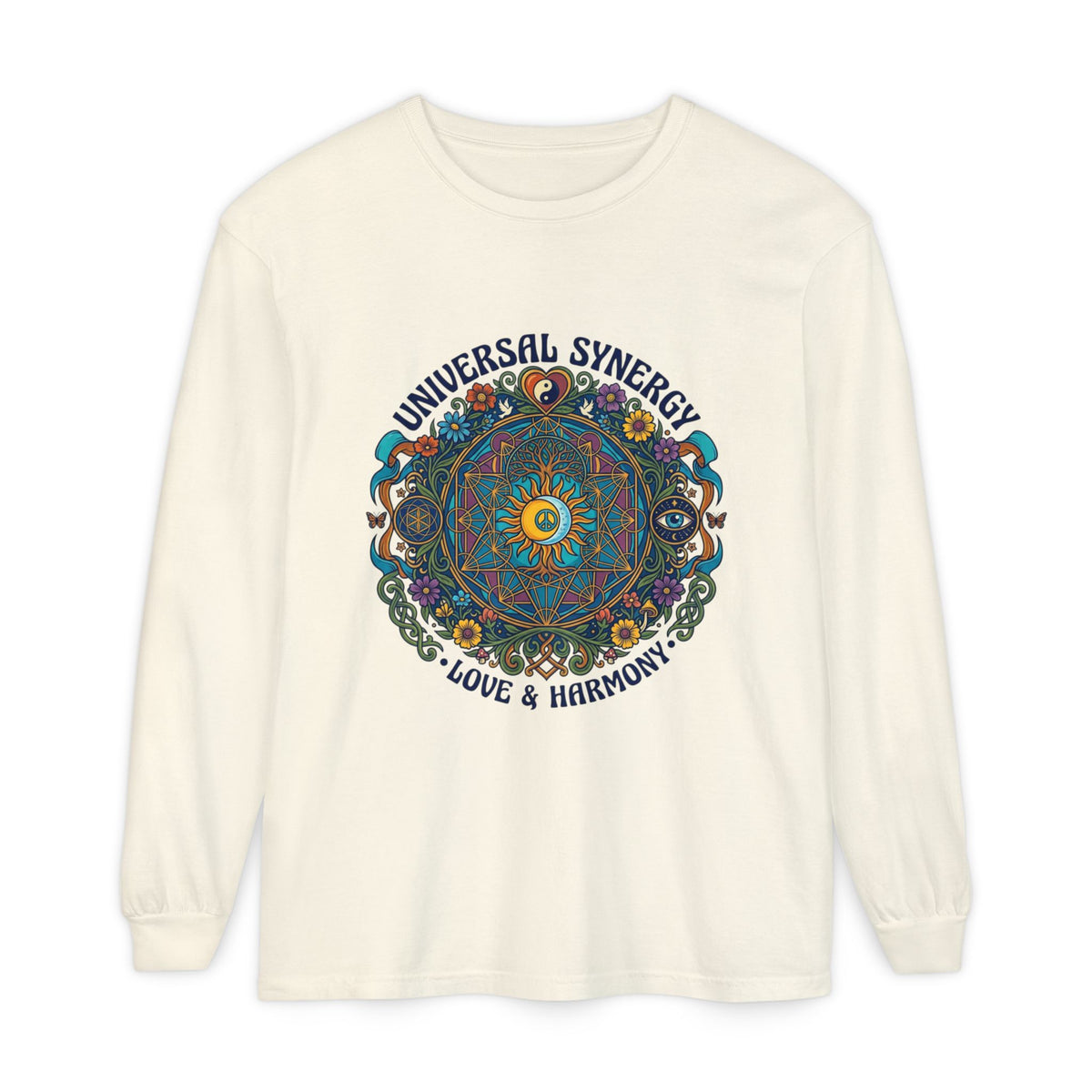 Universal Synergy Mandala Long Sleeve T-Shirt | Love & Harmony