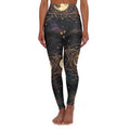 Celestial Moon & Constellation Yoga Leggings | High Waisted