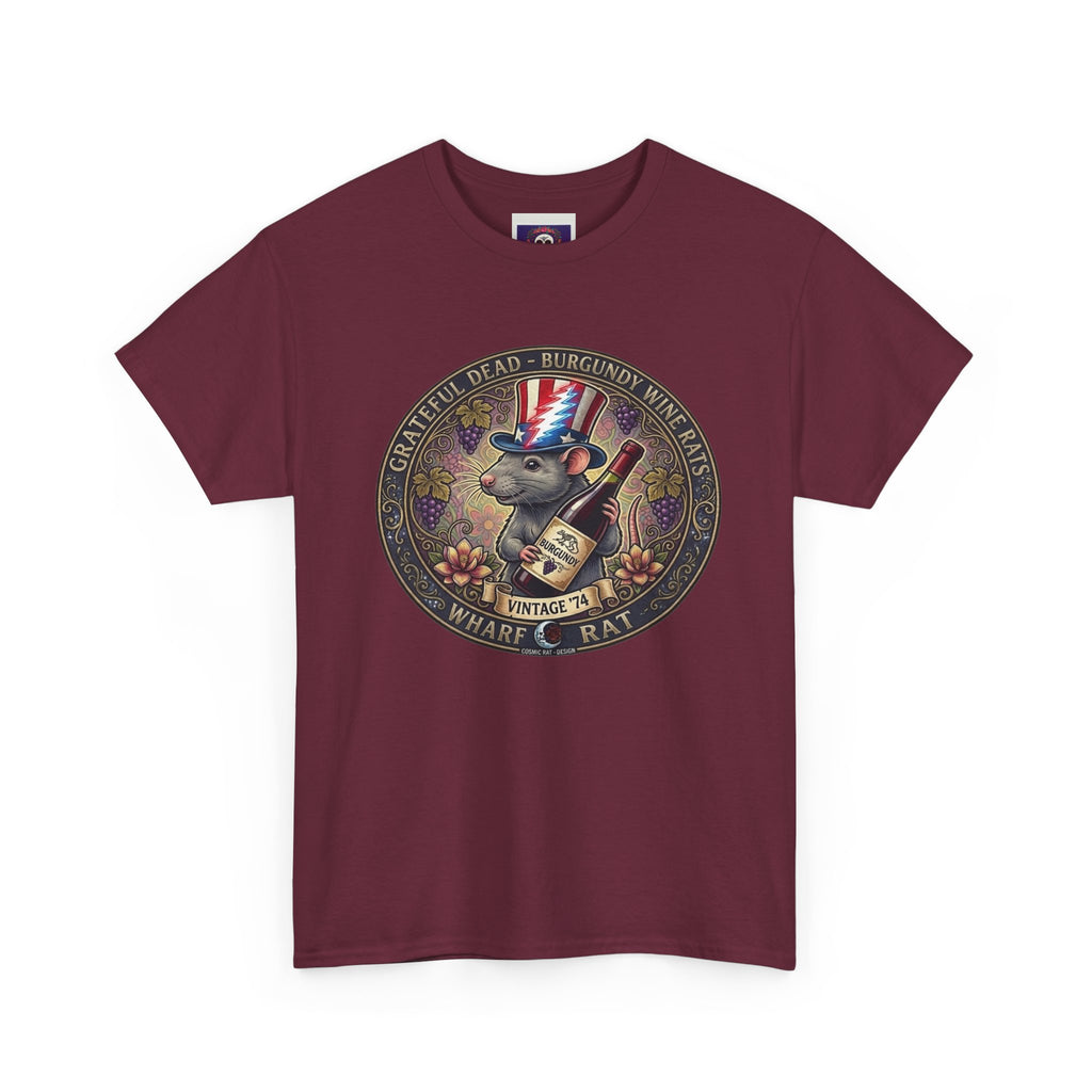 Wharf Rat Graphic Tee | Vintage Americana rat with top hat and bottle