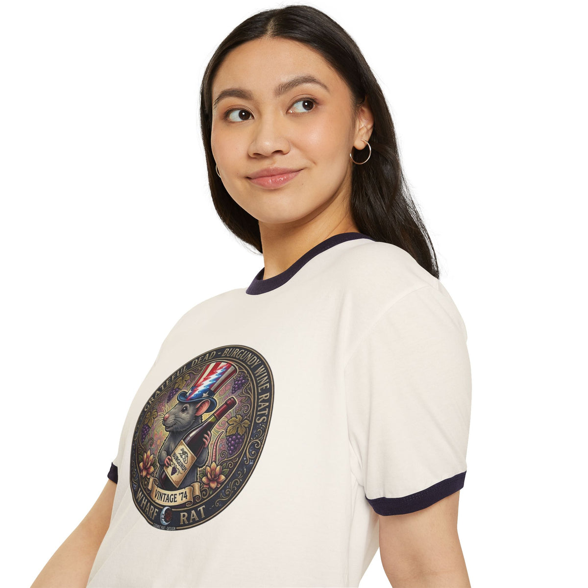 What’s Rat Deadhead Emblem Ringer T-Shirt