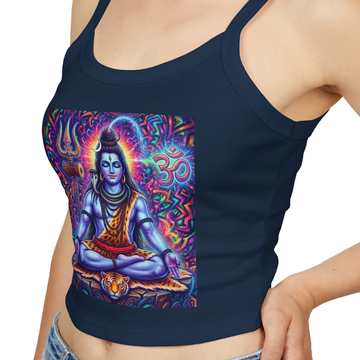 Shiva Meditation Artwork Tank Top | Hindu Deity Yoga Graphic