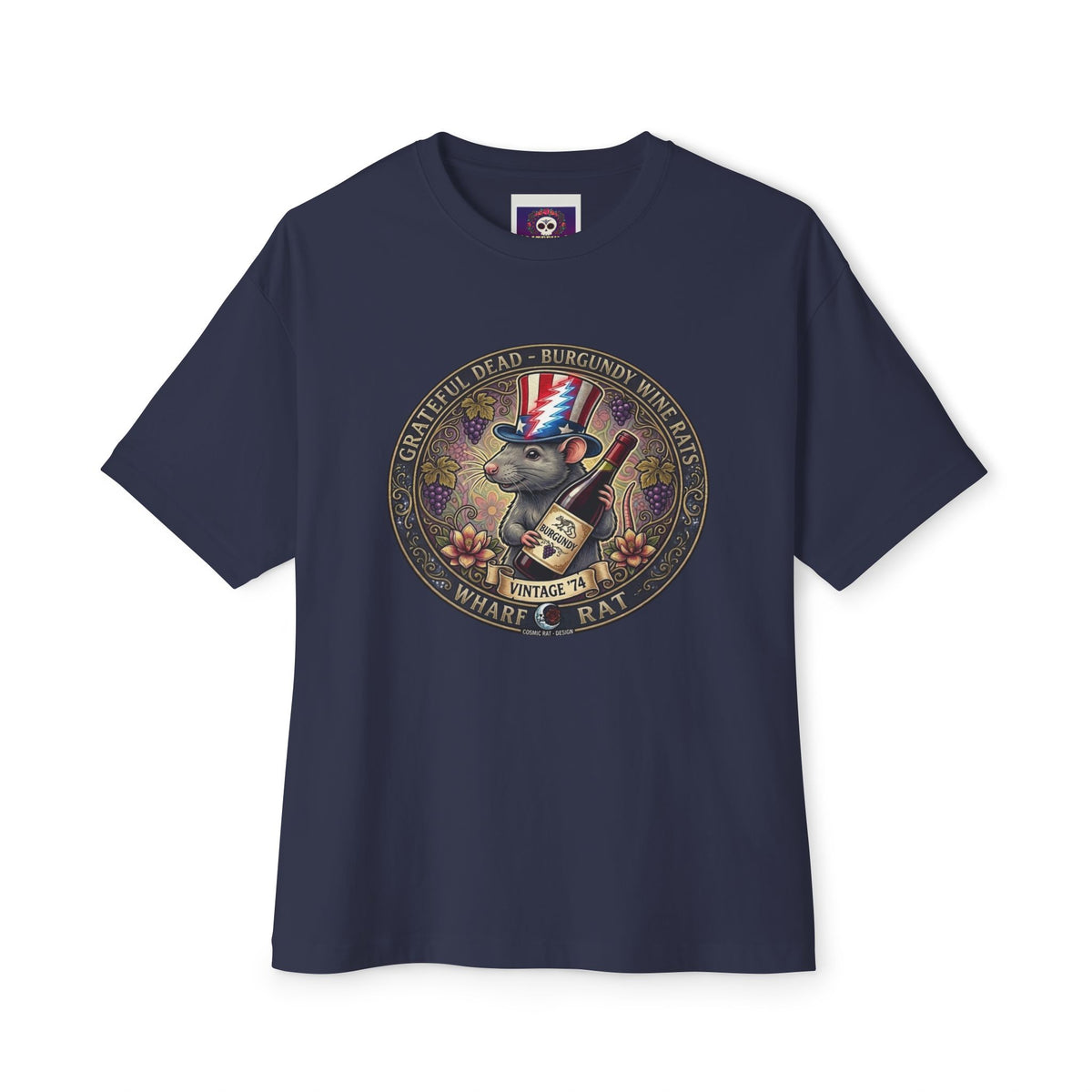 Wharf rat  with Uncle Sam Hat T-Shirt | Vintage Americana Tee