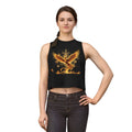 Rising Phoenix Crop Top | Fire Bird Graphic Tank, Divine Goddess within, Feminine Soul, Burning Man Style, Festival Top