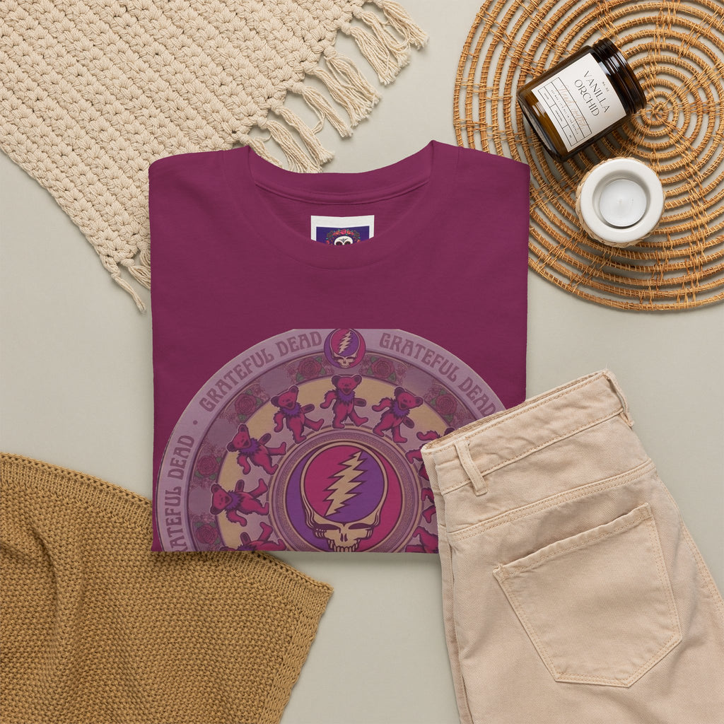 Grateful Dead Steal Your Face Mandala Tee | Psychedelic Band Shirt