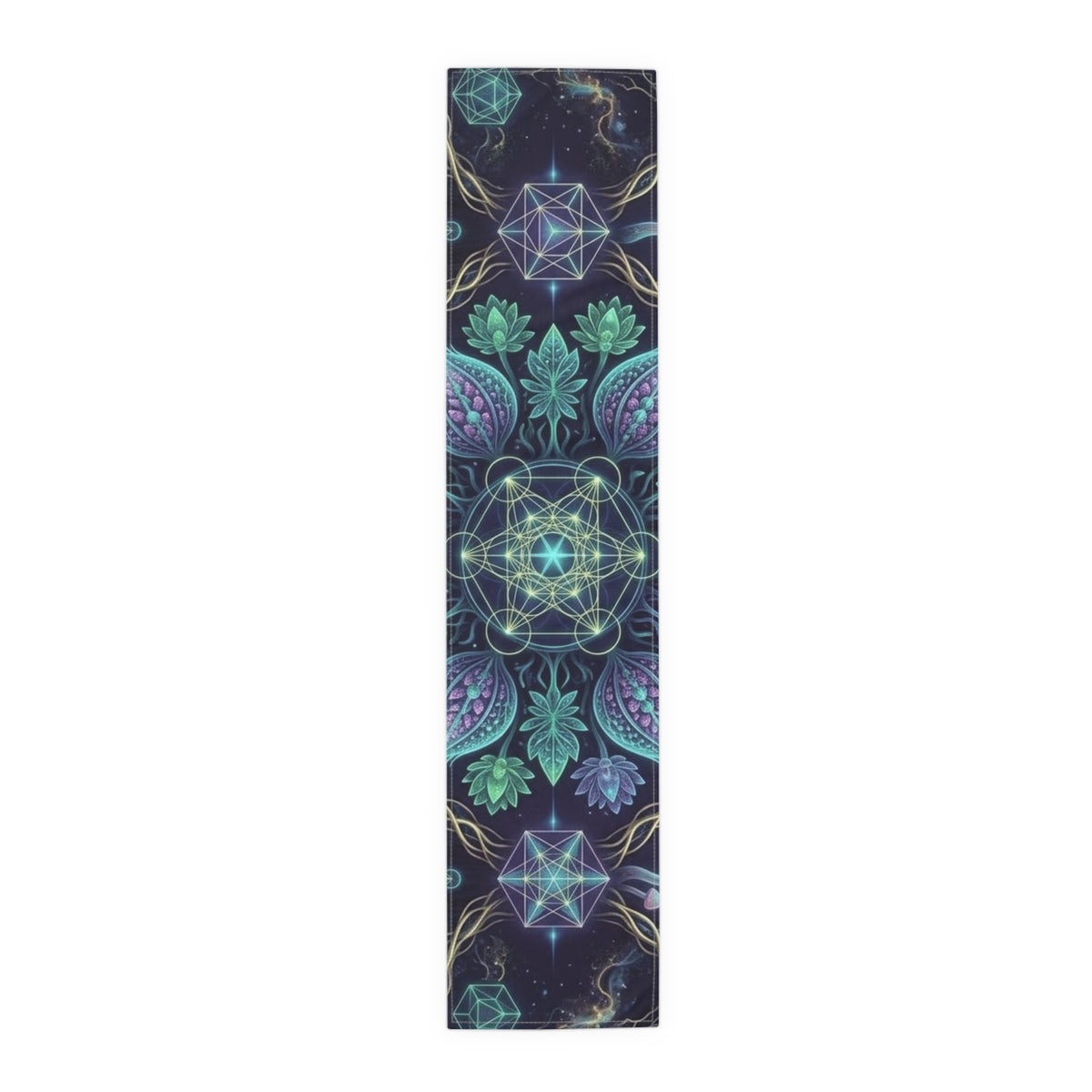 Sacred Geometry Mandala Table Runner
