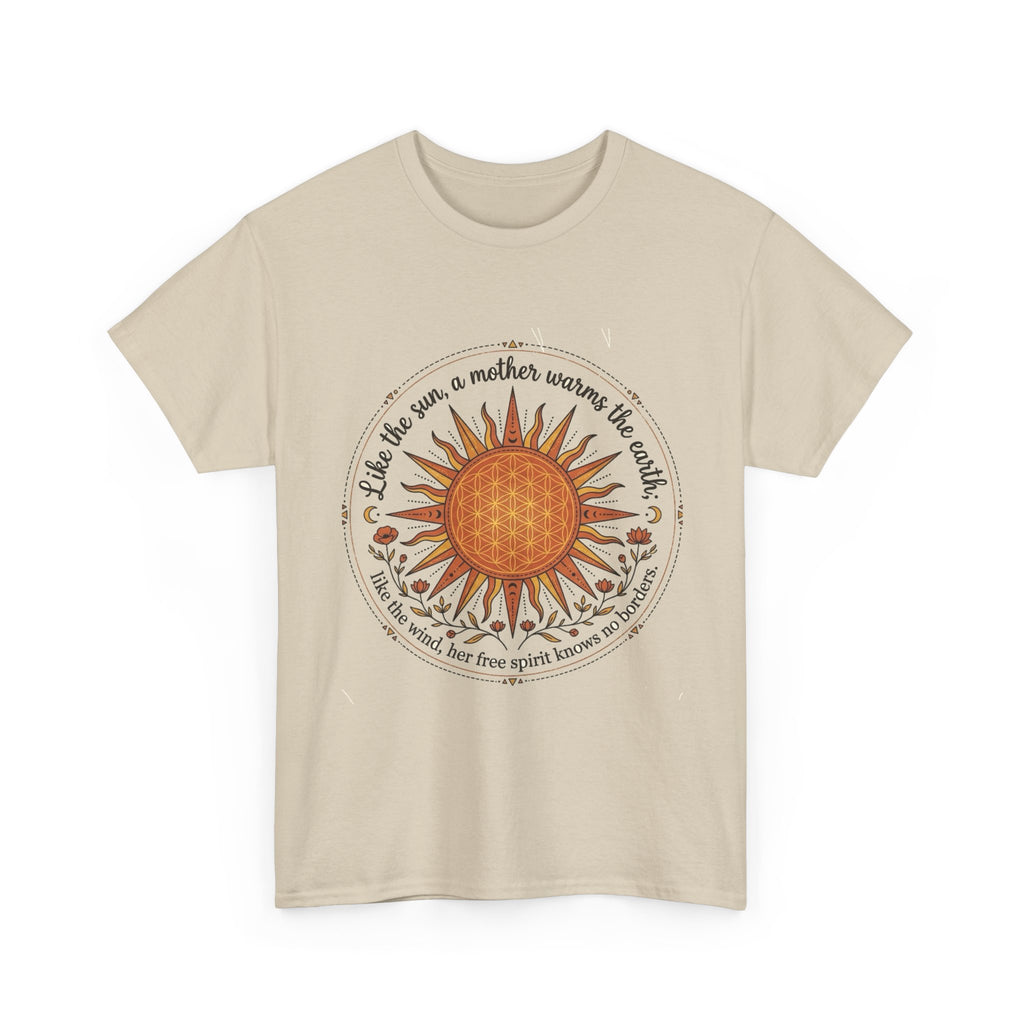 Sunflower Mandala Tee | Sunburst Floral Graphic Shirt