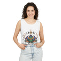 Lotus Moon Phases Om Symbol Tank Top | Spiritual Yoga Meditation Shirt