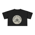 Moon Phases Mandala Crop Tee | Astrological Celestial Design