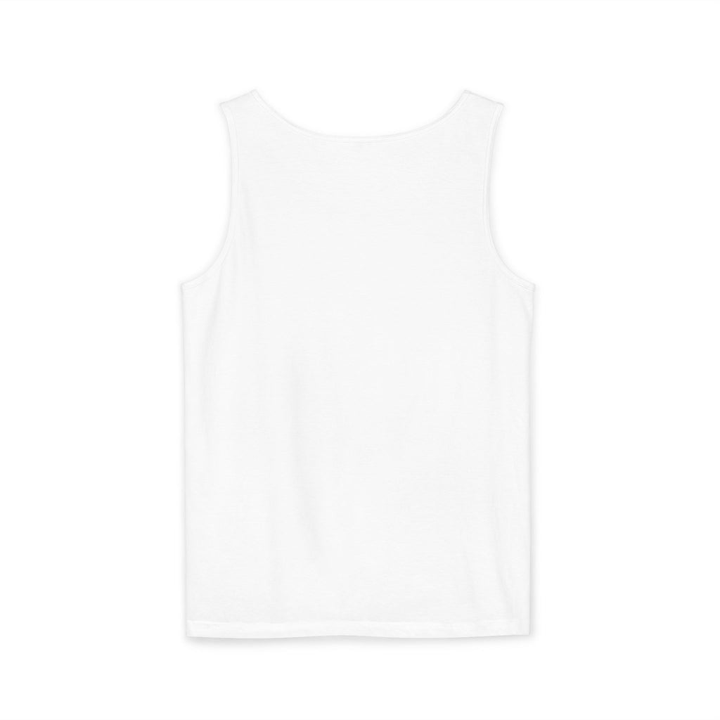 Mystical Moonlit Forest Tree Tank Top | Crescent Moon, Geometric Flower of Life
