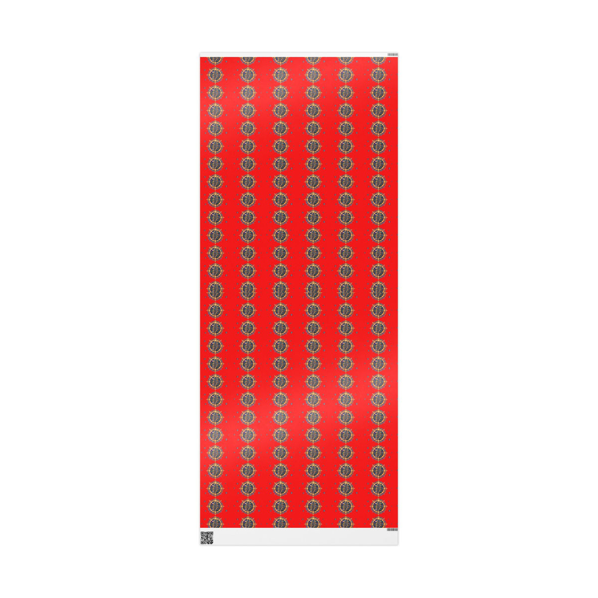 Deadhead Stars Wrapping Paper | Red Holiday Roll, grateful dead inspired