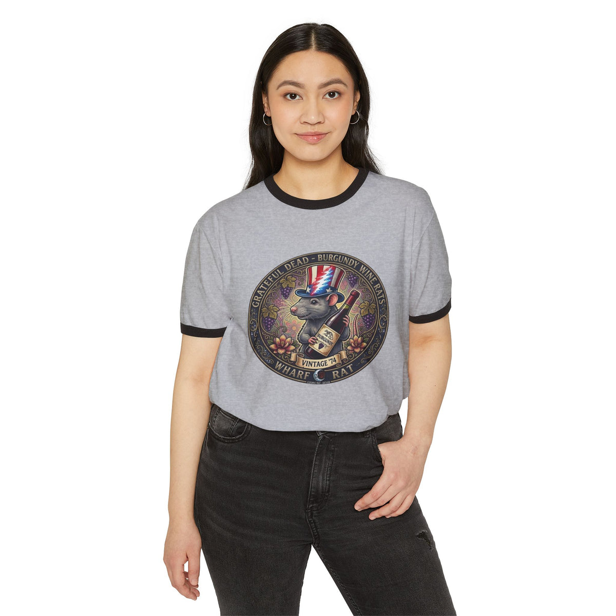 What’s Rat Deadhead Emblem Ringer T-Shirt
