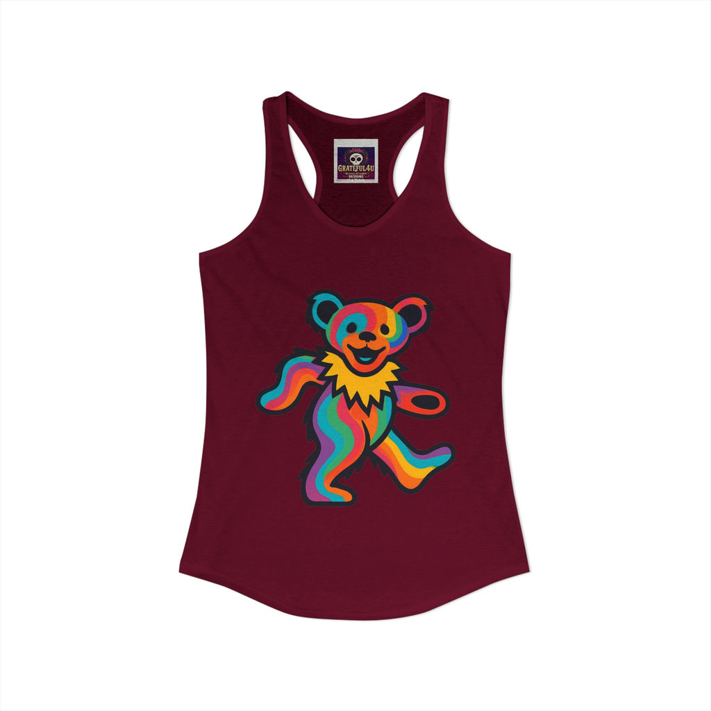 Rainbow Bear Women's Ideal Racerback Tank