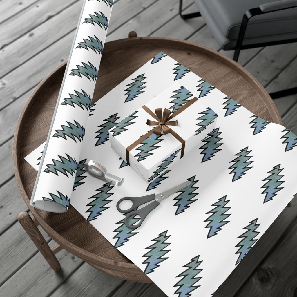 Deadhead Gift Wrap Paper | Holiday Wrapping Paper Roll
