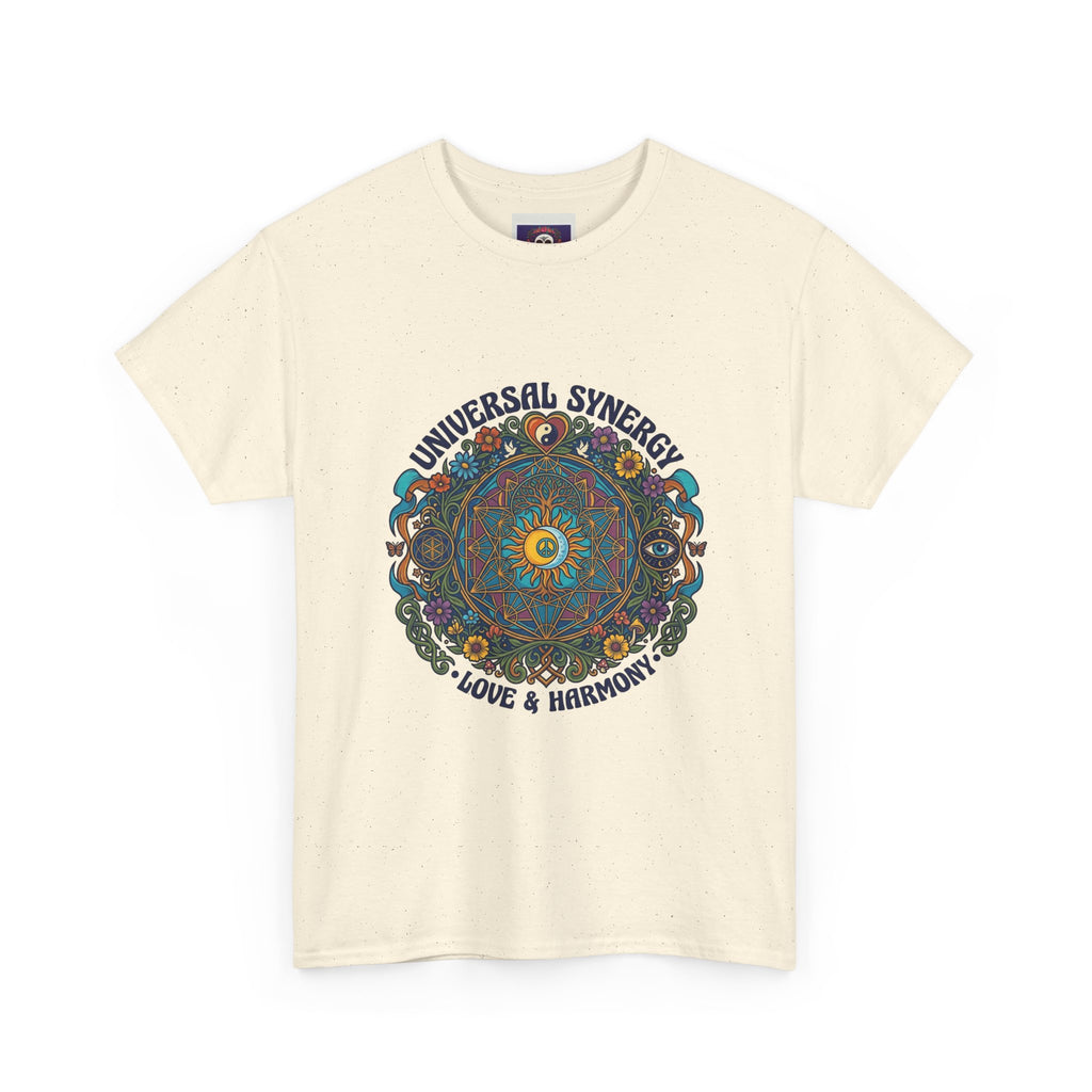 Universal Synergy Mandala T-Shirt | Love & Harmony Graphic Tee