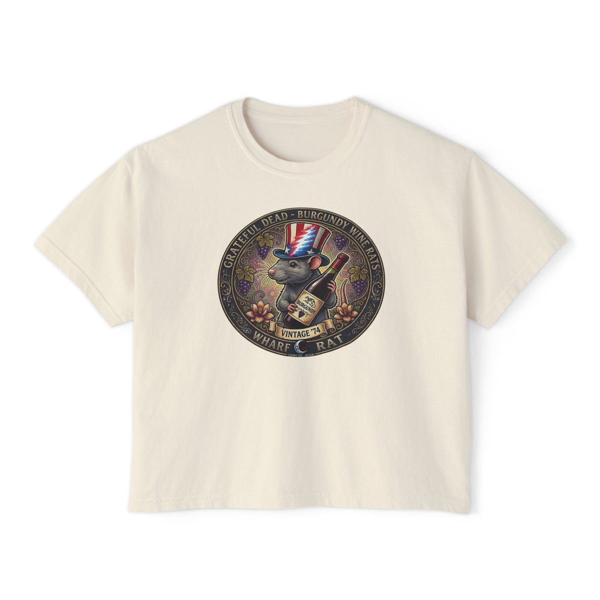 Wharf Rat Women's Tee | Deadhead USA Flag Americana Music