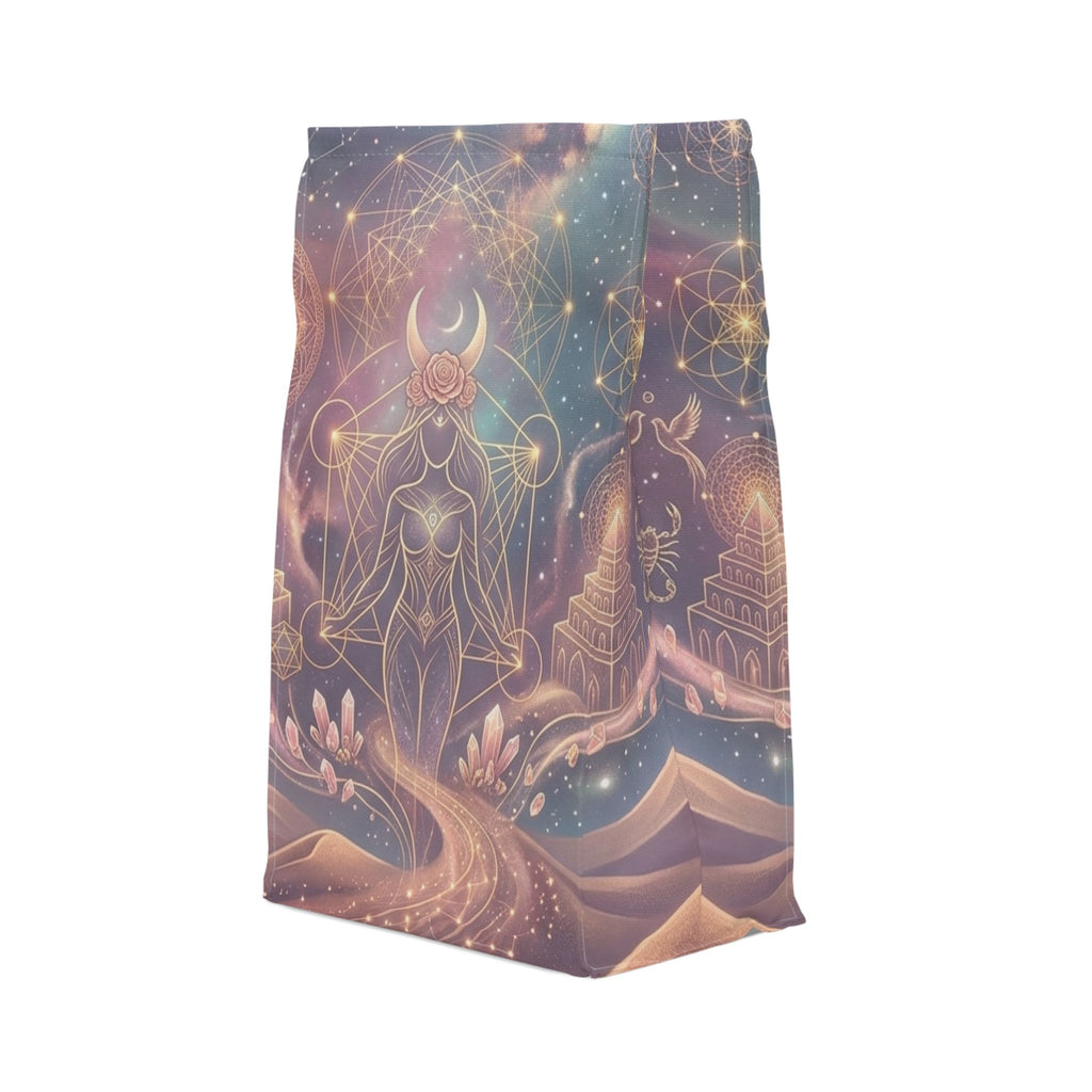 Goddess Moon Mystic Illustration Lunch Bag | Spiritual Celestial Art