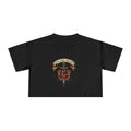 Foolish Heart dagger and bleeding heart graphic Crop Tee | vintage tattoo style