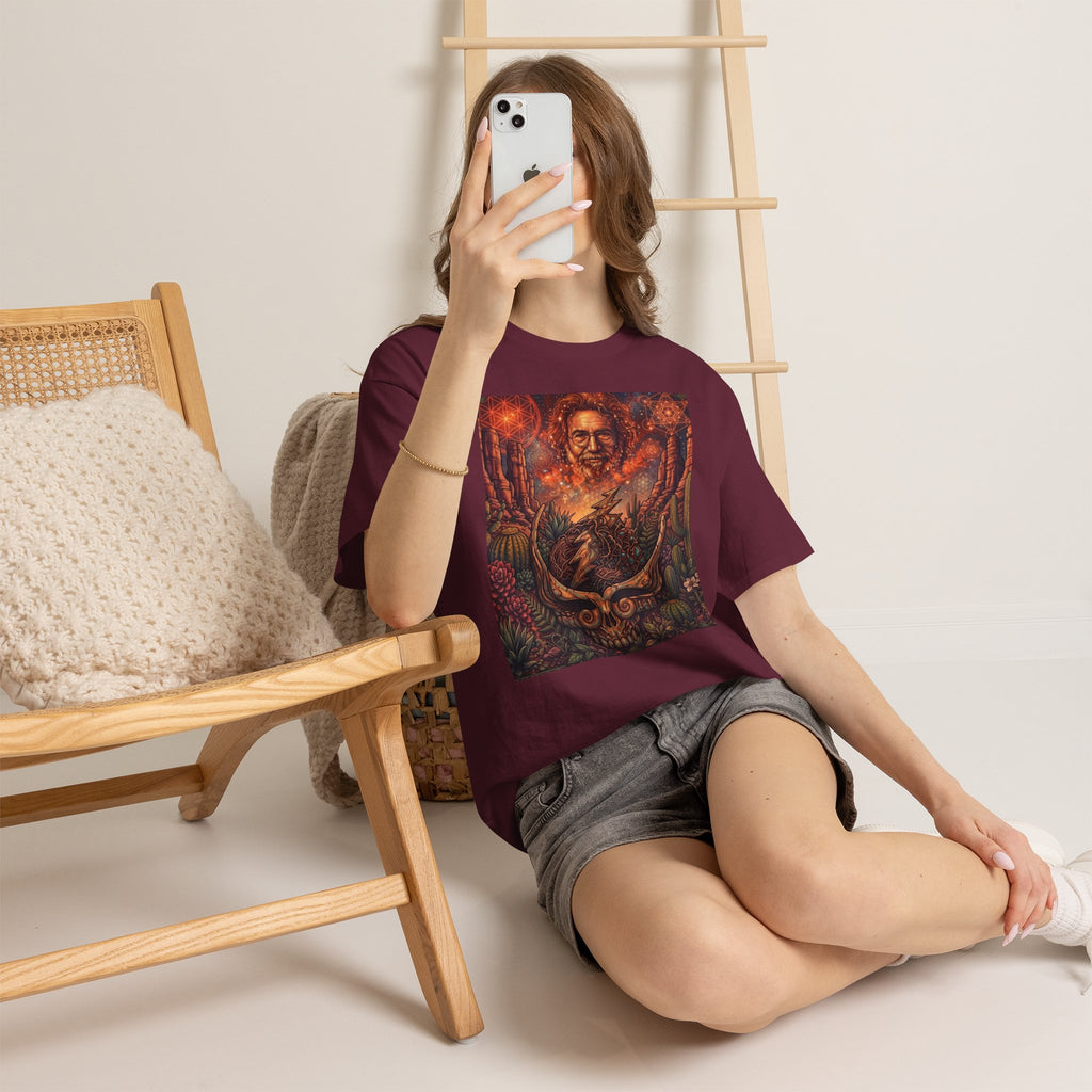Grateful Dead Skull and Roses Tee | Psychedelic Jerry Garcia Portrait,deadhead gift