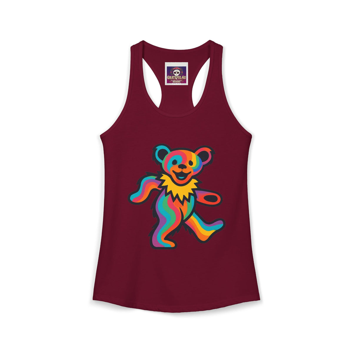Rainbow Bear Women's Ideal Racerback Tank