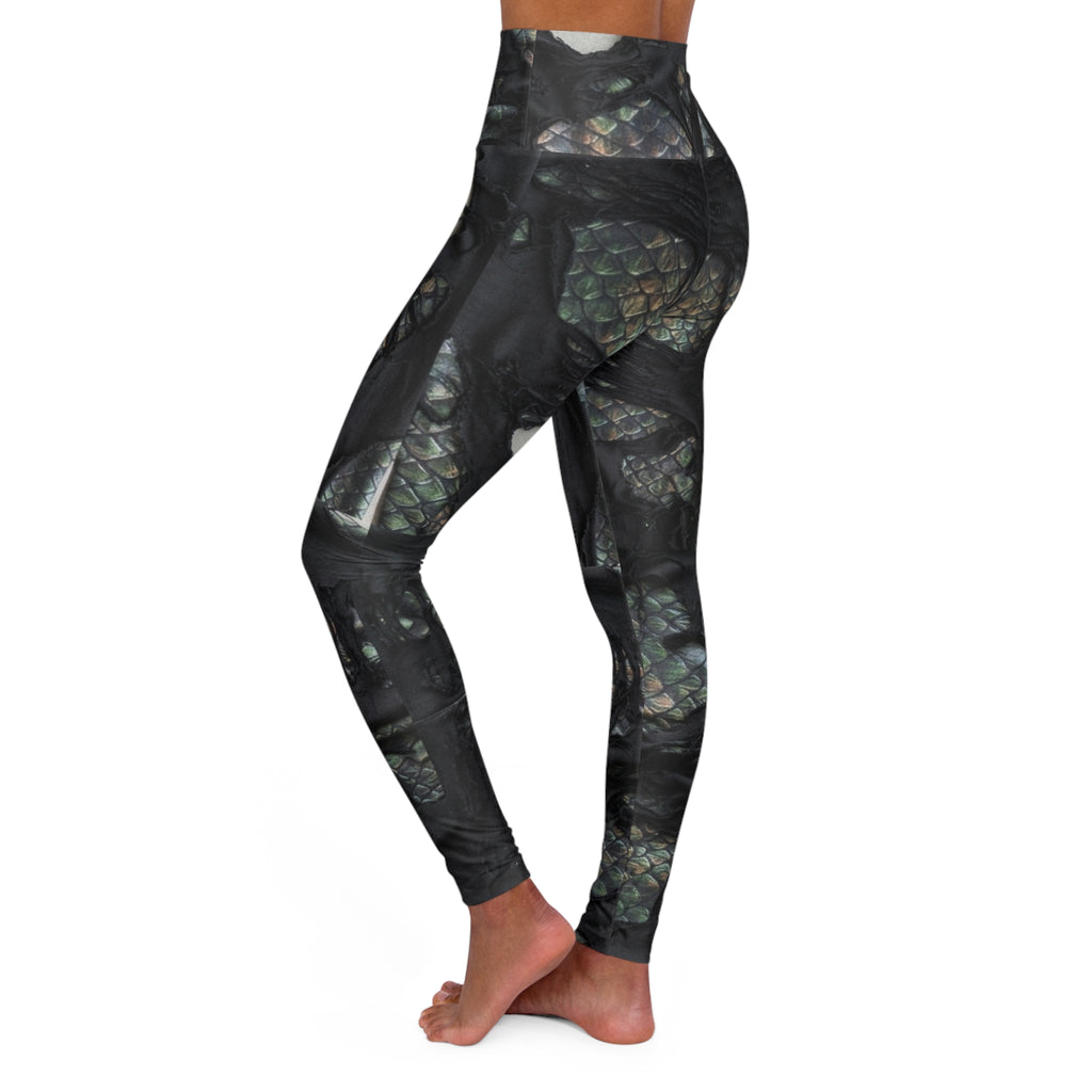 Dark Abstract Marble Pattern Leggings, Burning Man Festival Leggings, Halloween, Steampunk, Apocalypse, Deadhead