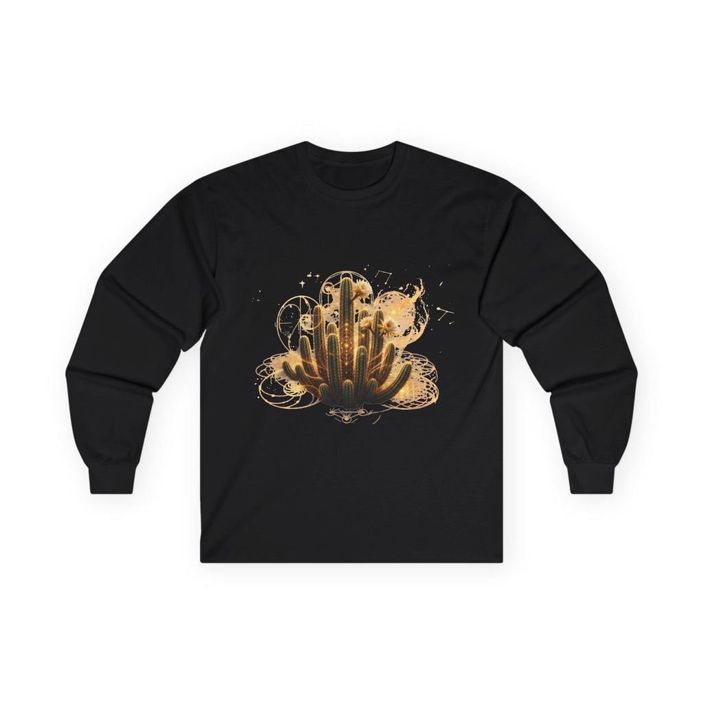 Vintage Desert Cactus graphic tee Long Sleeve Shirt | Southwestern botanical design