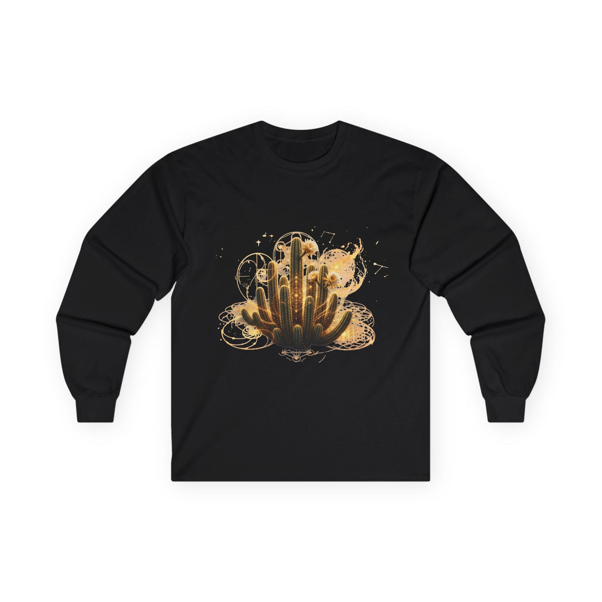 Vintage Desert Cactus graphic tee Long Sleeve Shirt | Southwestern botanical design