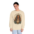 Goddess Moon Phases Mystic Illustration Long Sleeve Tee | Celestial Floral