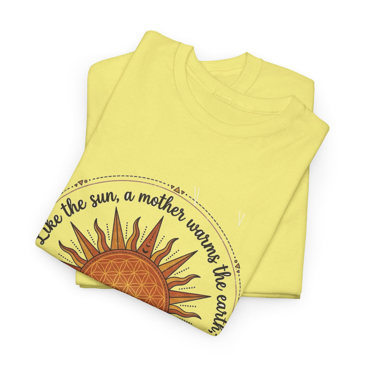 Sunflower Mandala Tee | Sunburst Floral Graphic Shirt