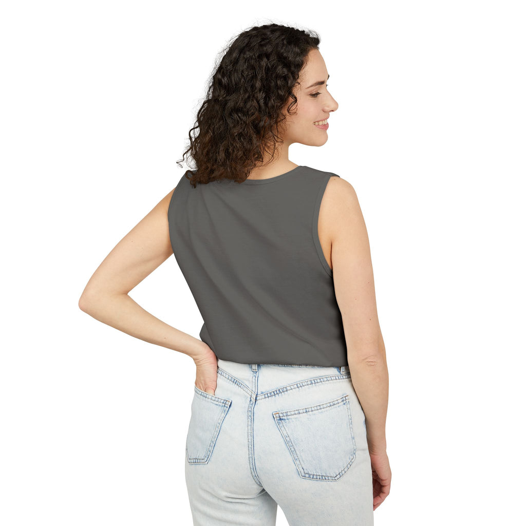 Mystical Forest Moon Metatron's Cube Tank Top | Sacred Geometry Nature