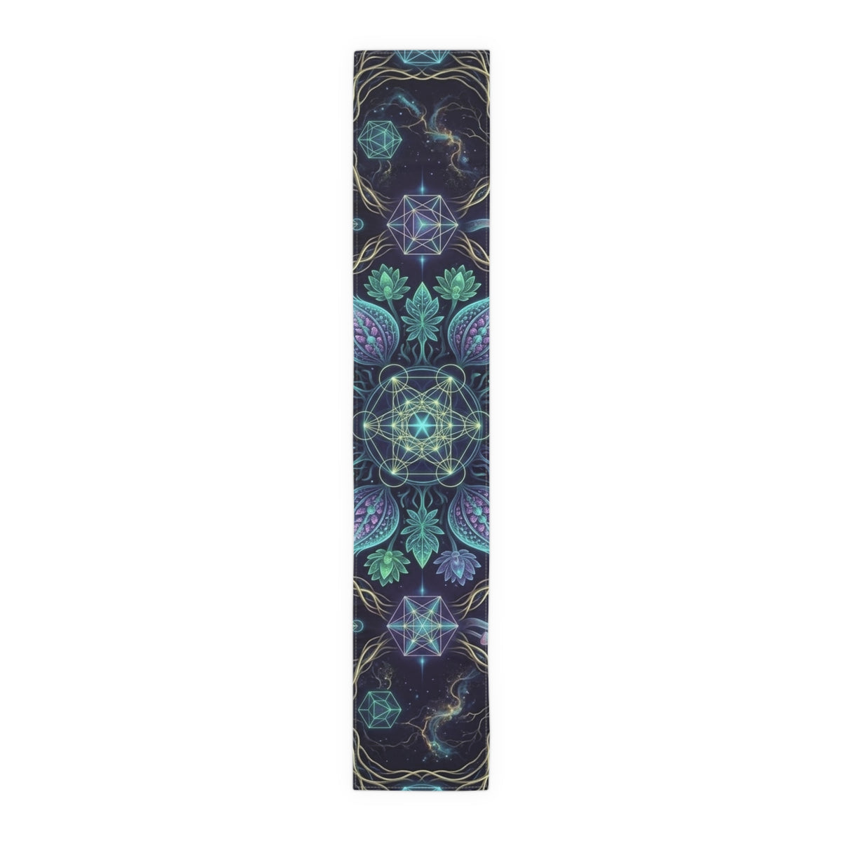 Sacred Geometry Mandala Table Runner