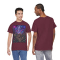 Cosmic Desert Skull Tee | Psychedelic Southwest Nightscape,Deadhead gift