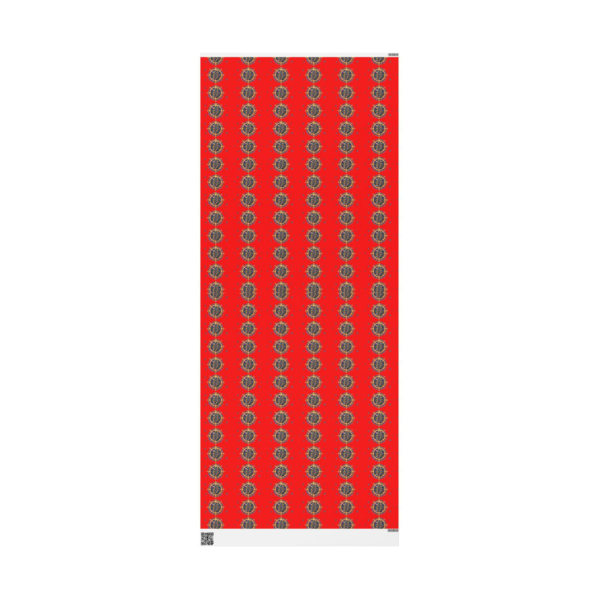 Deadhead Stars Wrapping Paper | Red Holiday Roll, grateful dead inspired