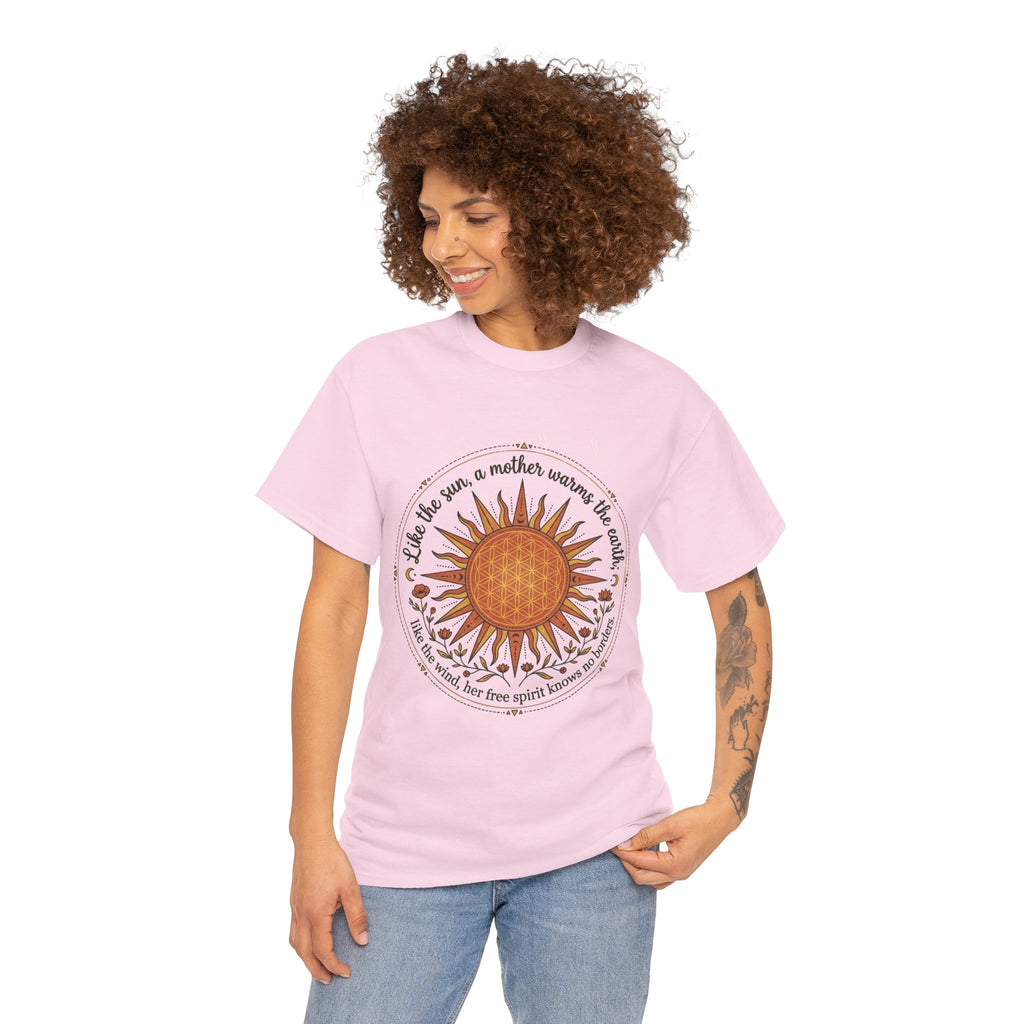 Sunflower Mandala Tee | Sunburst Floral Graphic Shirt