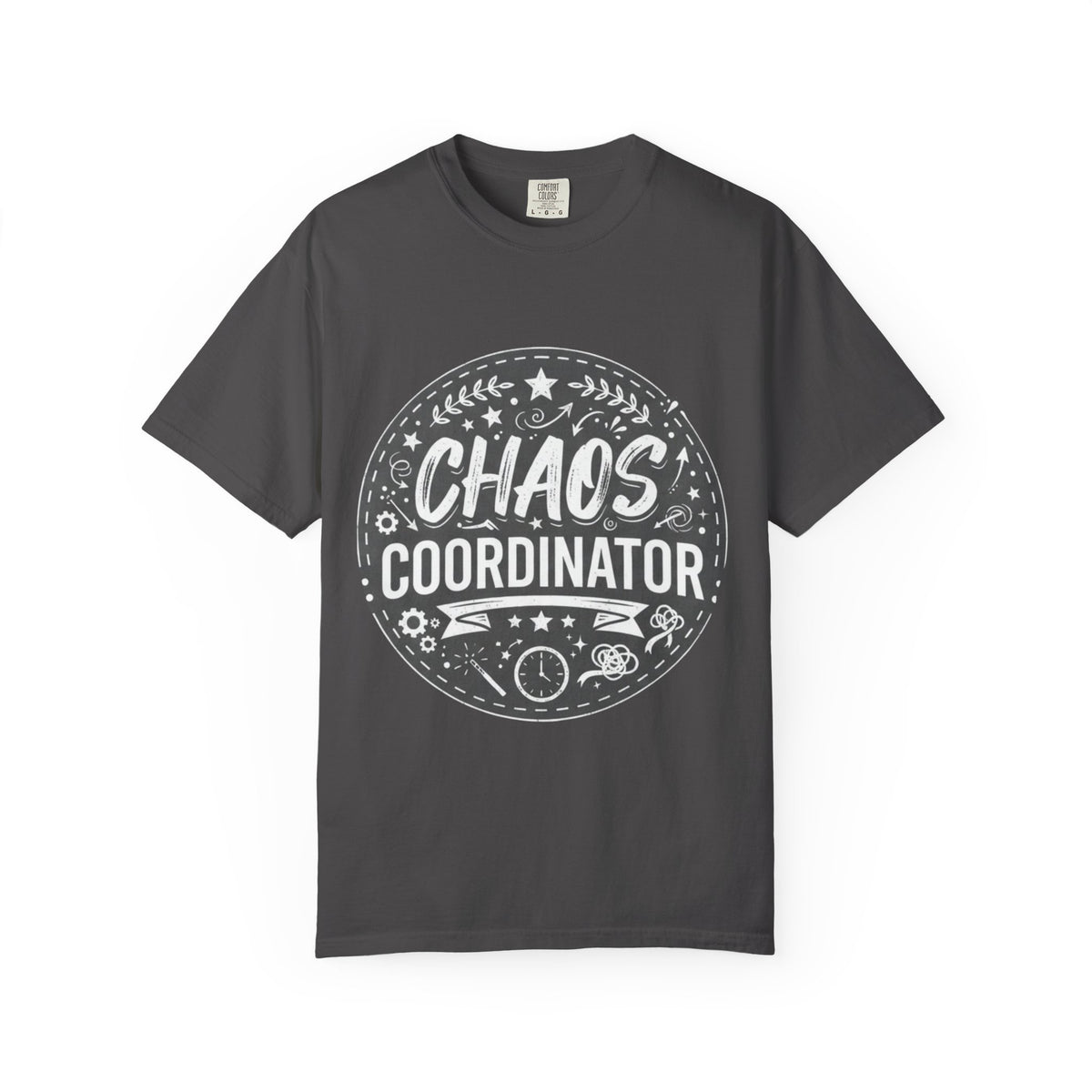 Chaos Coordinator T-shirt | Graphic Typography Tee, Crewneck