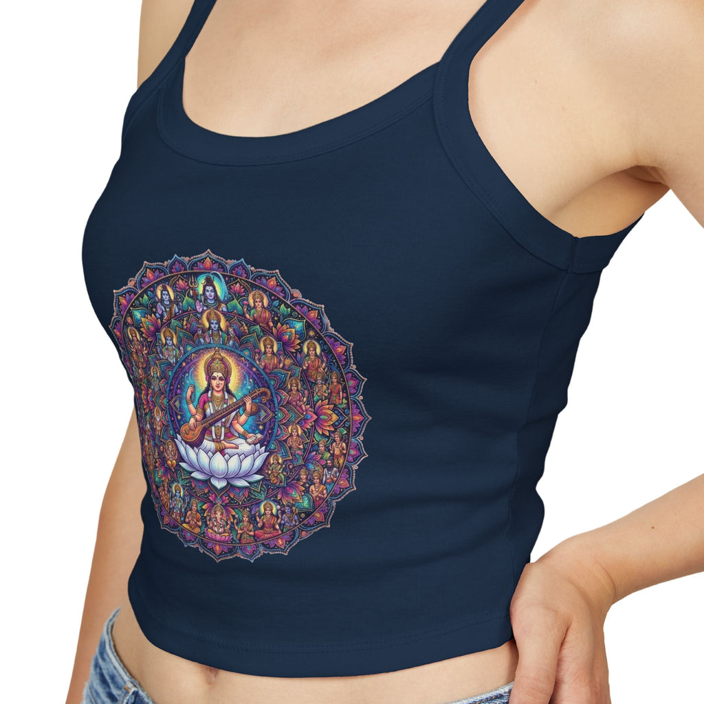 Buddha Mandala Tank Top | Spiritual Meditation Lotus Design