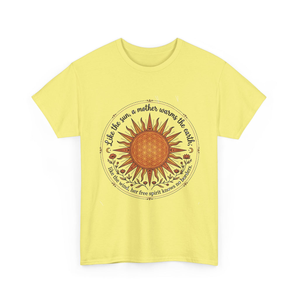 Sunflower Mandala Tee | Sunburst Floral Graphic Shirt