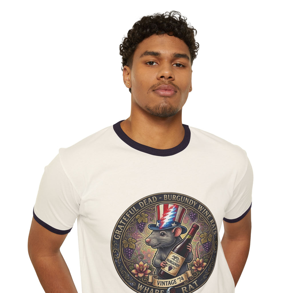 What’s Rat Deadhead Emblem Ringer T-Shirt