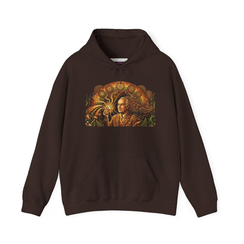 Albert Hoffman , burning man, deadhead  Illustration Hoodie | Spiritual Meditation Sweatshirt