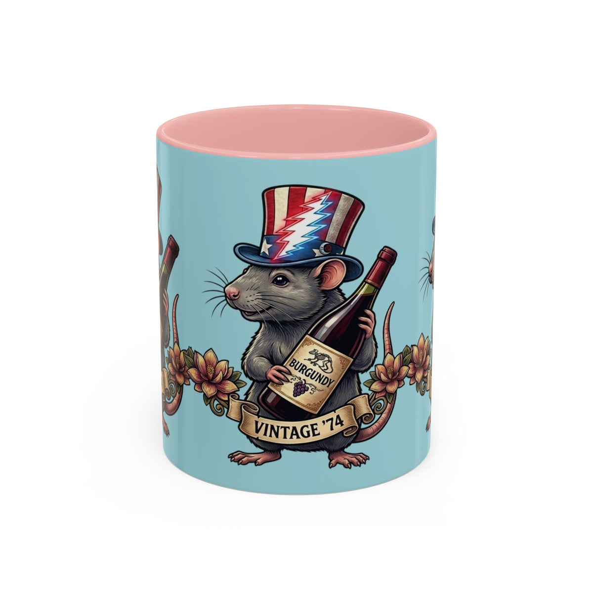 Wharf rat  Accent Coffee Mug | Vintage '74 , gift for a deadhead dad, mom, friend, brother