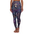 Celestial Moon & Mandala Leggings High Waisted Yoga Leggings | Cosmic Yoga Pants