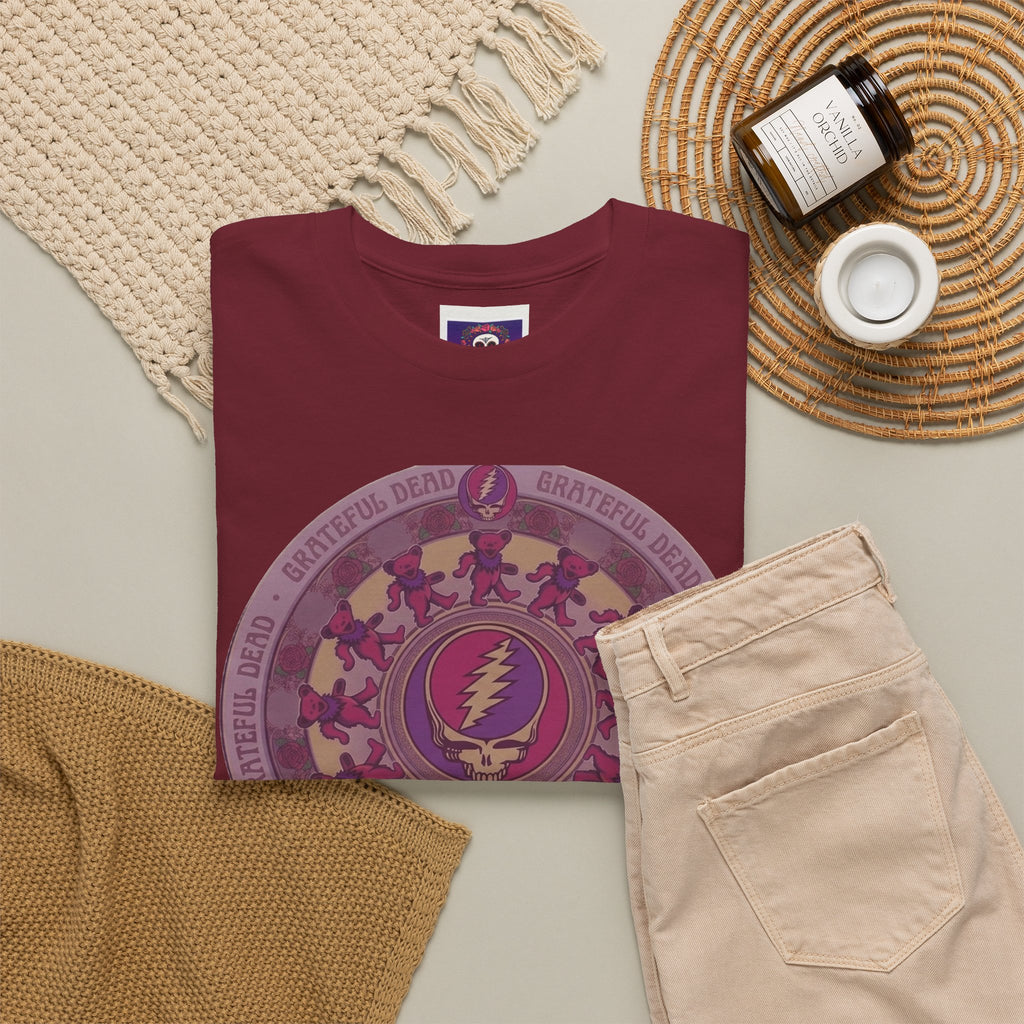 Grateful Dead Steal Your Face Mandala Tee | Psychedelic Band Shirt