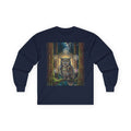 Mystic Owl in Forest Long Sleeve Tee | Moonlight, Geometric Magic
