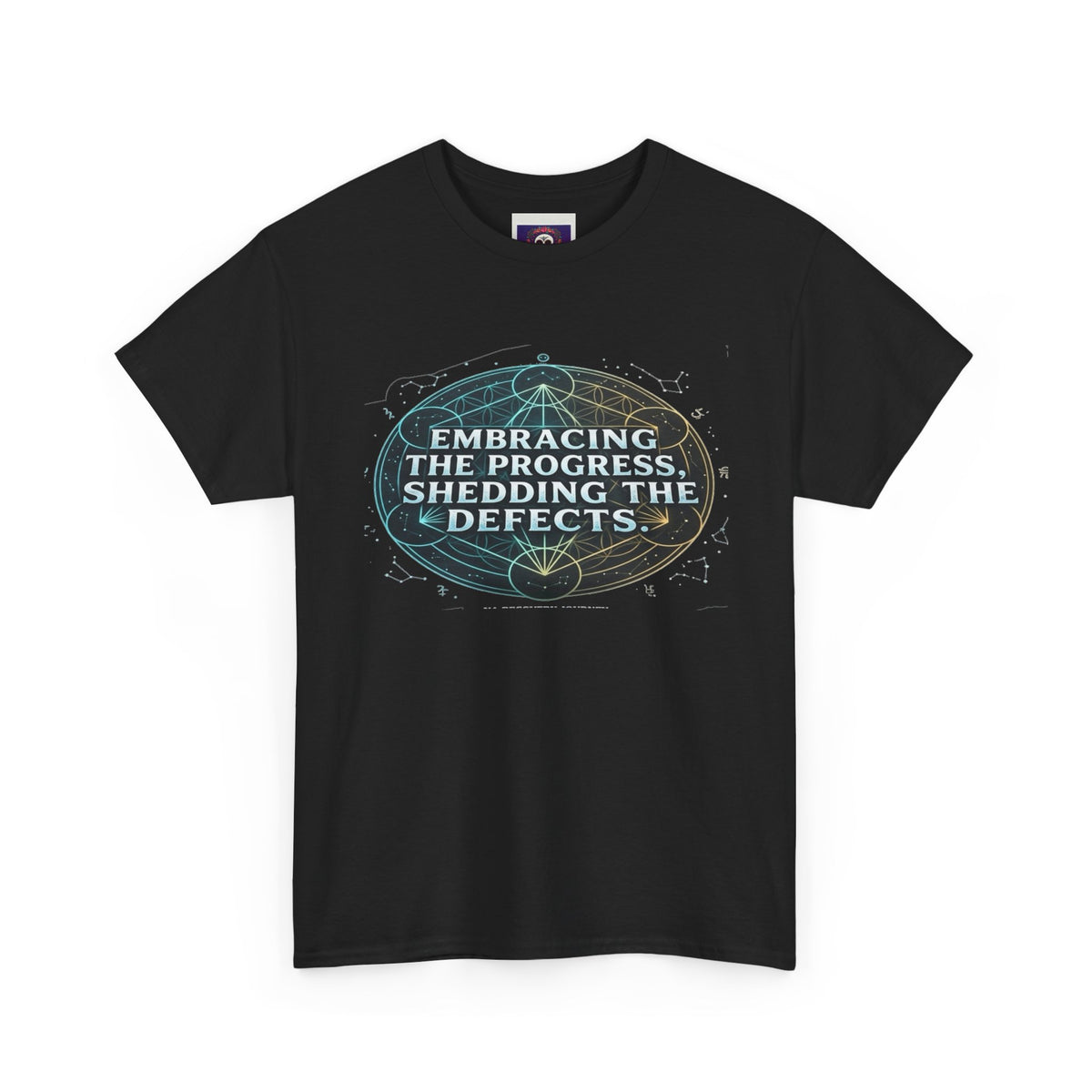 Embracing the Progress Shedding the Defects Sacred Geometry Recovery Shirt, Spiritual Awakening  NA AA Gift Apparel