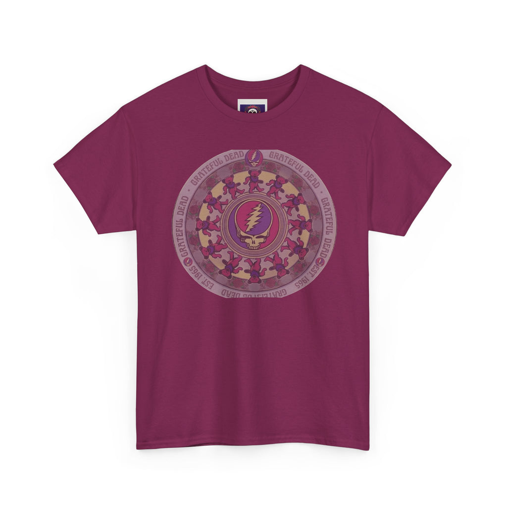 Grateful Dead Steal Your Face Mandala Tee | Psychedelic Band Shirt