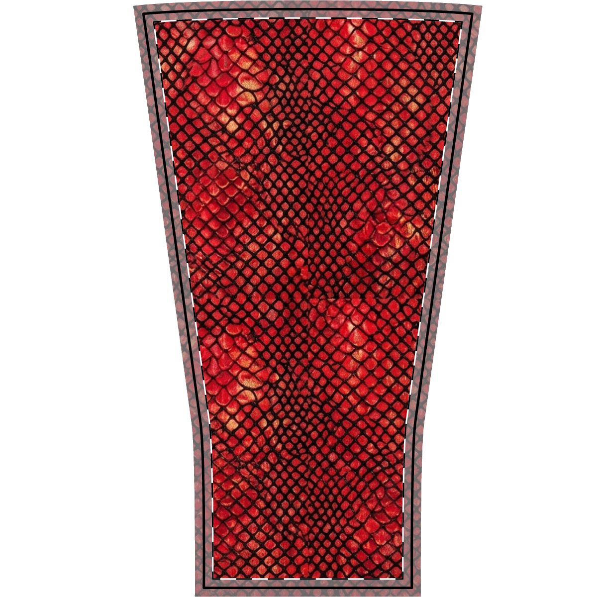 Red Floral Snake Skin Arm Sleeve | Floral Scale Sleeve, Burning man Apparel, Halloween Costume, Festival , raver