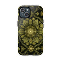 Golden Floral Mandala Phone Case | Tough Magnetic Case