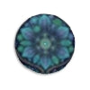 Floral Mandala Metatron's Cube Tufted Floor Pillow