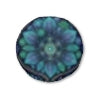 Floral Mandala Metatron's Cube Tufted Floor Pillow
